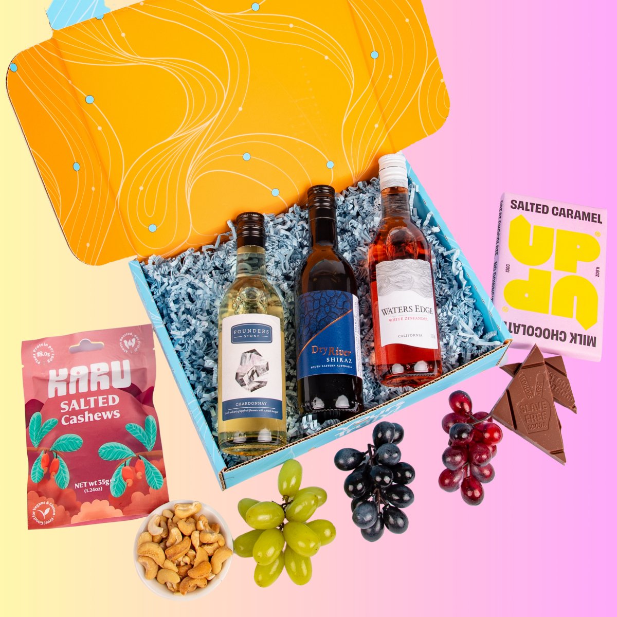 Wine & Chocolate Celebration Box Express Creations