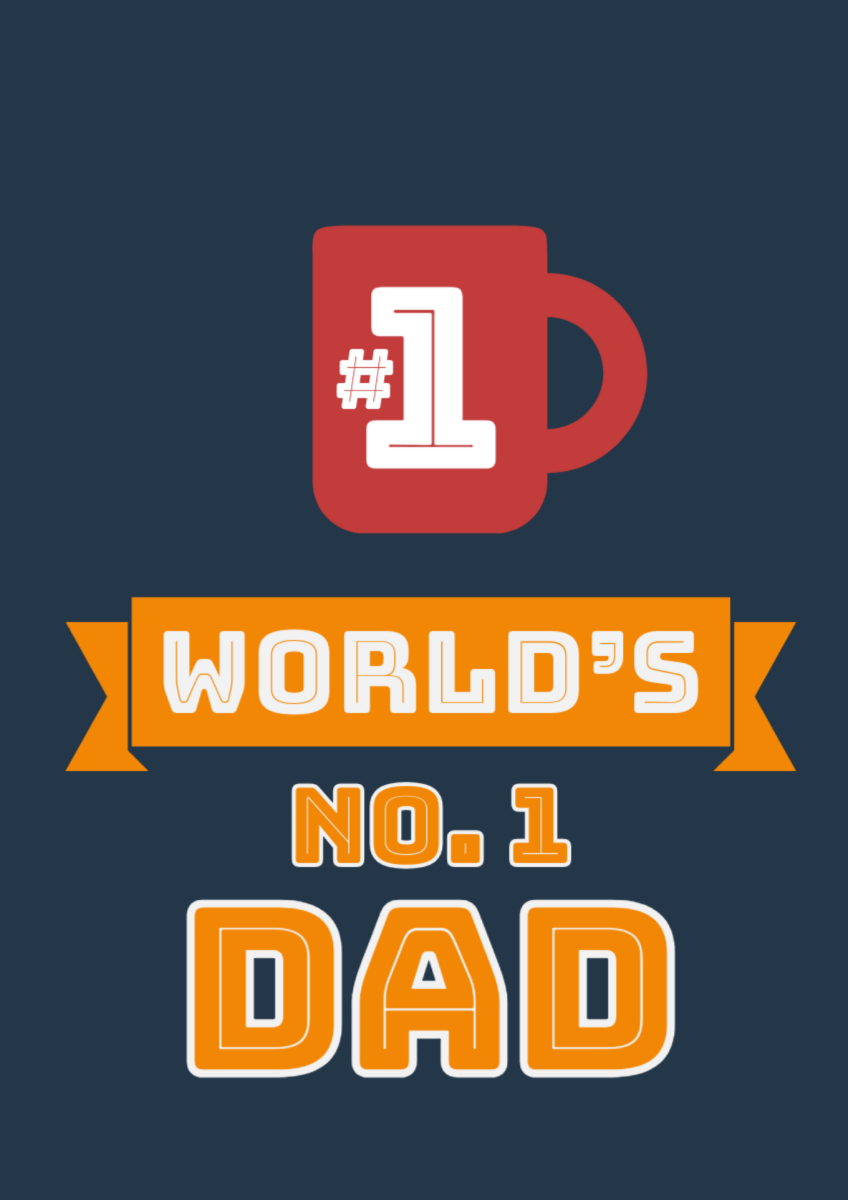 World's No1 Dad - card